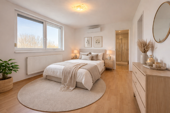 vizualizace druhá ložnice  - Prodej domu 336 m², Praha 6 - Nebušice