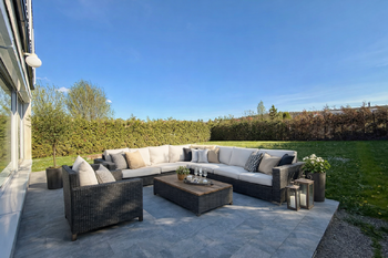 vizualizace venkovní terasa - Prodej domu 336 m², Praha 6 - Nebušice