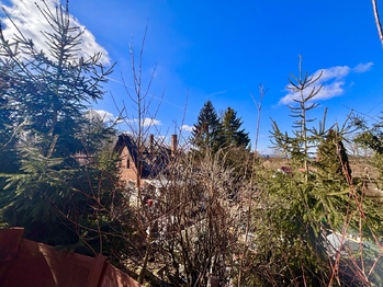 Pohled od posezení na torzo domu - Prodej domu 313 m², Dětřichov u Moravské Třebové