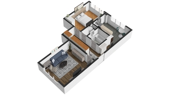 Prodej bytu 2+1 v osobním vlastnictví 56 m², Stráž pod Ralskem