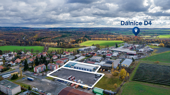 Pronájem skladovacích prostor 2043 m², Dobříš