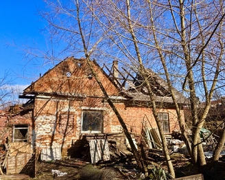 Pohled zezadu - Prodej pozemku 2494 m², Dětřichov u Moravské Třebové