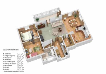 Prodej chaty / chalupy 96 m², Hradištko