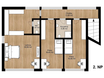 Prodej pozemku 1537 m², Zdiby