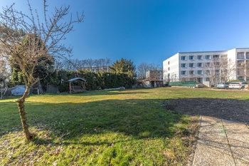 Pohled na sever - Prodej pozemku 551 m², Praha 4 - Lhotka