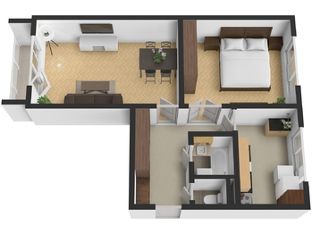 Prodej bytu 2+1 v družstevním vlastnictví 53 m², Chomutov