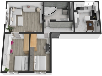 Prodej bytu 3+1 v osobním vlastnictví 71 m², Chomutov