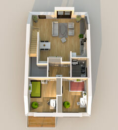 Prodej bytu atypický v osobním vlastnictví 112 m², Podbořany