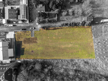 Vytyčený pozemek - Prodej pozemku 3362 m², Mělník 