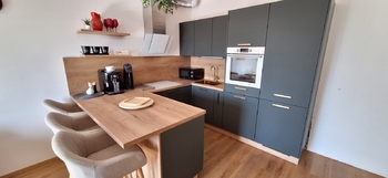 Kuchyňská linka - Prodej bytu 2+kk v osobním vlastnictví 49 m², Rostěnice-Zvonovice