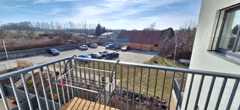Výhled z balkonu - Prodej bytu 2+kk v osobním vlastnictví 49 m², Rostěnice-Zvonovice