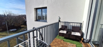 Balkon - Prodej bytu 2+kk v osobním vlastnictví 49 m², Rostěnice-Zvonovice