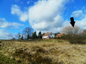 Pohled na lokalitu od rybníka.. - Prodej pozemku 754 m², Rataje