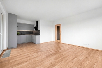 Vizualizace kuchyně - Pronájem bytu 2+kk v osobním vlastnictví 80 m², Praha 9 - Hloubětín