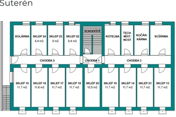Pronájem bytu 2+kk v osobním vlastnictví 48 m², Hovorany
