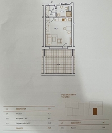 Pronájem bytu 1+kk v osobním vlastnictví 30 m², Slavkov u Brna