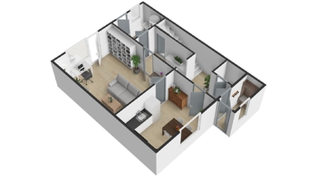 Půdorys 1.NP - Prodej domu 78 m², Měcholupy