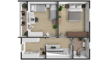 Půdorys 2.NP - Prodej domu 78 m², Měcholupy