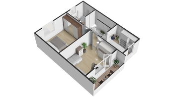 Půdorys 2.NP - Prodej domu 78 m², Měcholupy