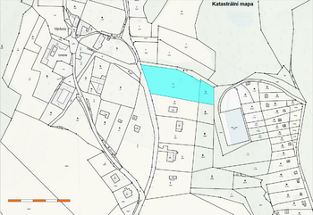 Prodej pozemku 4505 m², Omlenice