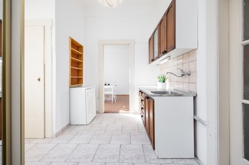 Kuchyňský kout - Prodej bytu 2+kk v družstevním vlastnictví 51 m², Praha 9 - Vysočany