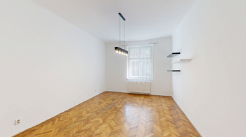 obývací pokoj - Prodej bytu 2+1 v osobním vlastnictví 75 m², Praha 7 - Holešovice