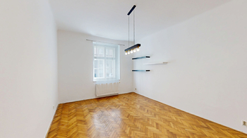 obývací pokoj - Prodej bytu 2+1 v osobním vlastnictví 75 m², Praha 7 - Holešovice