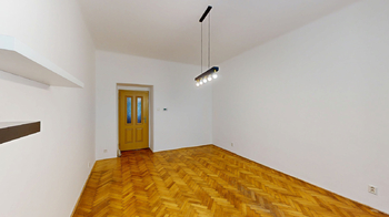 obývací pokoj - Prodej bytu 2+1 v osobním vlastnictví 75 m², Praha 7 - Holešovice