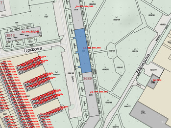 Katastr - Prodej bytu 1+kk v osobním vlastnictví 31 m², Kroměříž