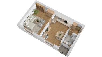 Pronájem bytu 2+kk v osobním vlastnictví 48 m², Hradec Králové