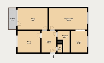 Prodej bytu 3+1 v osobním vlastnictví 76 m², Vyškov
