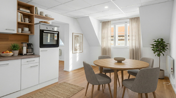 VIZUALIZACE- Kuchyň s jídelnou - Prodej bytu 2+1 v osobním vlastnictví 59 m², Česká Kamenice