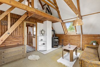 hlavní obývací místnost v 1.patře - Prodej chaty / chalupy 65 m², Klokočov