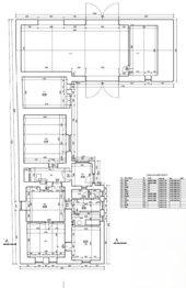 Půdorys stávající - Prodej domu 100 m², Ústí
