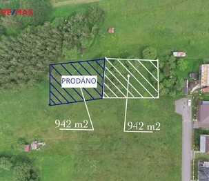 Prodej pozemku 942 m², Zruč nad Sázavou