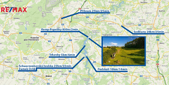 Prodej pozemku 4358 m², Milešov