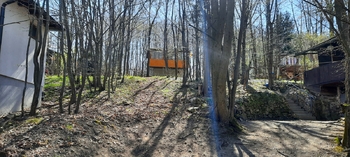 pohled od vody na chatu - Prodej chaty / chalupy 84 m², Oslnovice