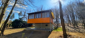 pohled směrem od vody - Prodej chaty / chalupy 84 m², Oslnovice