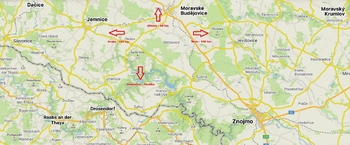 lokace obce Oslnovice - Farářka - Prodej chaty / chalupy 84 m², Oslnovice