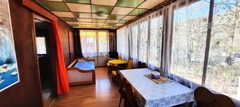 obytná veranda - Prodej chaty / chalupy 84 m², Oslnovice