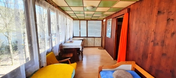 obytná veranda - Prodej chaty / chalupy 84 m², Oslnovice