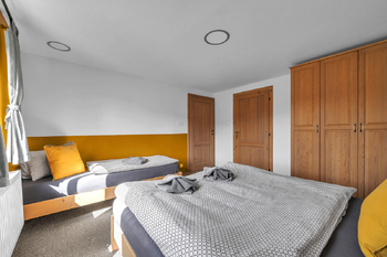 Ložnice - Prodej bytu 2+kk v osobním vlastnictví 43 m², Pec pod Sněžkou