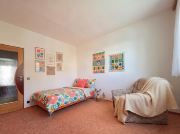 ložnice - Pronájem bytu 2+1 v osobním vlastnictví 55 m², Brno