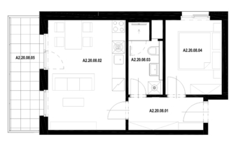 Pronájem bytu 2+kk v osobním vlastnictví 43 m², Praha 5 - Řeporyje