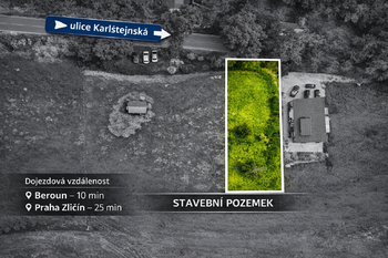 Prodej pozemku 2004 m², Beroun