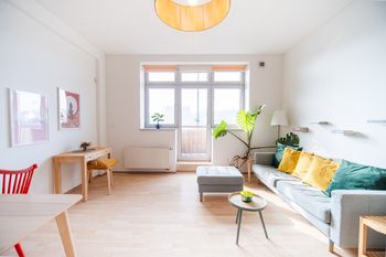 OBÝVACÍ POKOJ - Pronájem bytu 2+kk v osobním vlastnictví 65 m², Praha 9 - Libeň