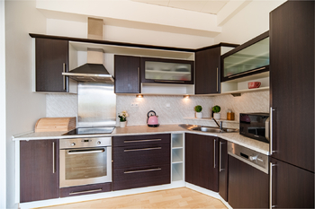 KUCHYŇ - Pronájem bytu 2+kk v osobním vlastnictví 59 m², Praha 9 - Libeň