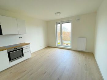 Obývací prostor - Pronájem bytu 2+kk v osobním vlastnictví 53 m², Brandýs nad Labem-Stará Boleslav