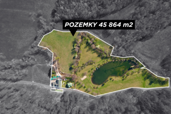 vyznačené pozemky - Prodej ubytovacího zařízení 1070 m², Raspenava
