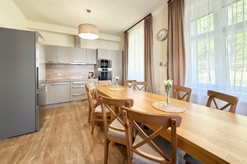 společná kuchyň (1.NP vila) - Prodej ubytovacího zařízení 1070 m², Raspenava